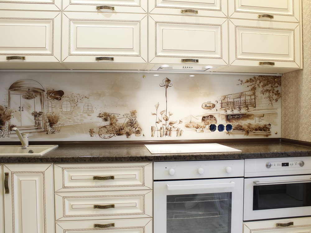 Белый кухонный гарнитур-Кухня МДФ в ПВХ «Модель 140»-фото3